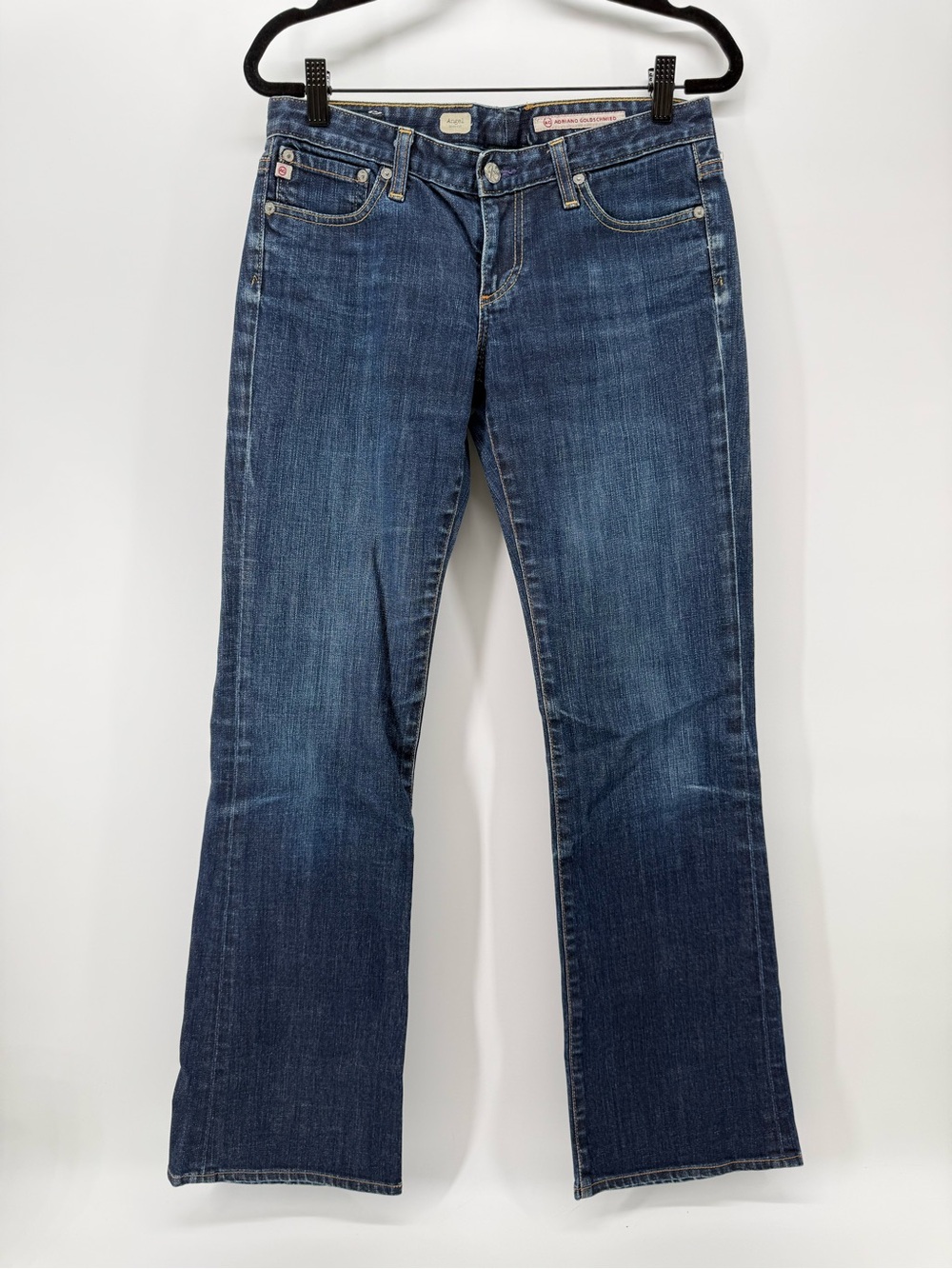 AG Jeans Angel Low Rise bootcut jeans Extended 28R dark blue y2k 2000s long